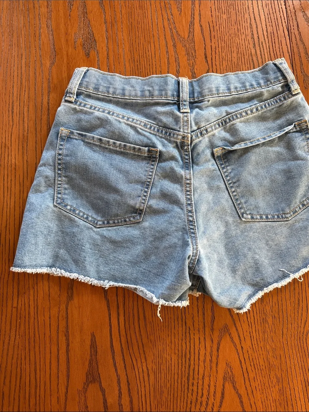 Old Navy Light Blue Denim Button-Fly Shorts